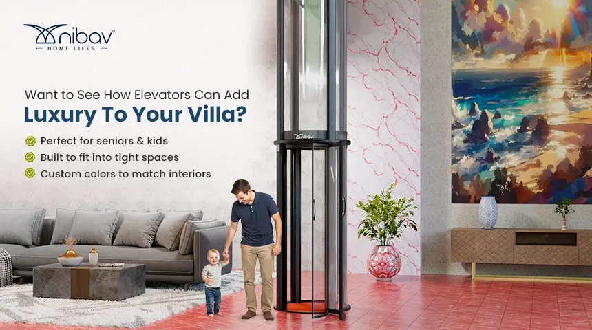 best villa elevator designs for luxury homes - Nibav Home Lifts – Nibav Home Elevators
