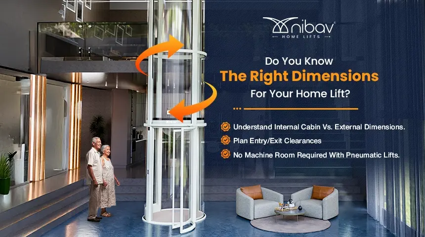 home lift dimensions - Nibav Home Elevators – Nibav Home Elevators