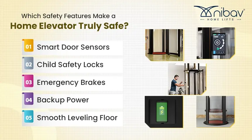 home elevators safety features - Nibav Home Lifts – Nibav Home Elevators