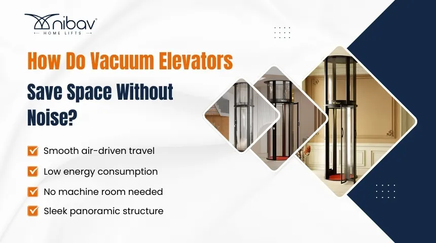 vacuum elevator space saving benefits - Nibav Lifts – Nibav Home Elevators